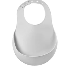 Bavoir silicone Gris clair