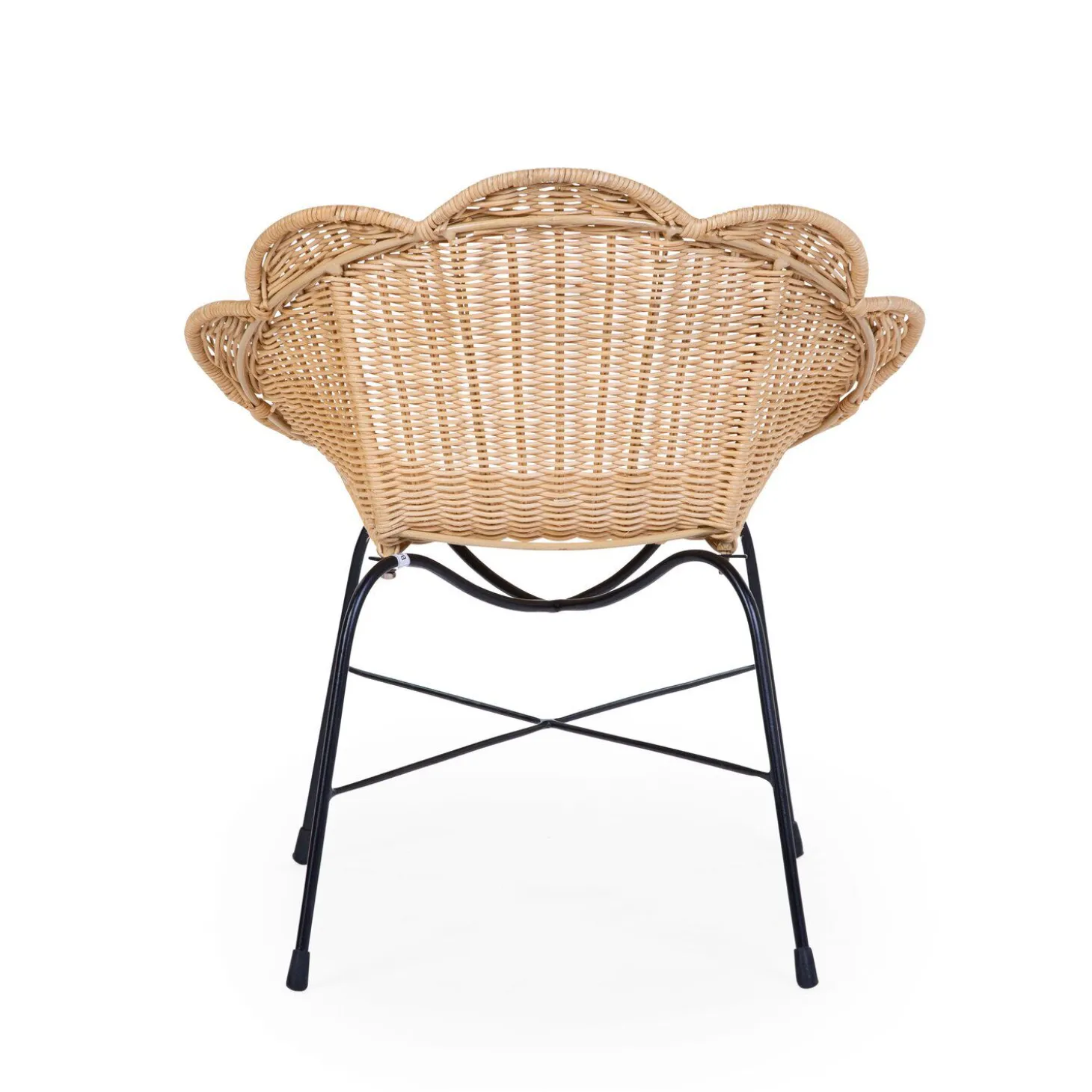 Chaise enfant Fleur en rotin