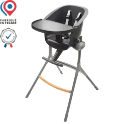 Chaise Haute Evolutive Up and Down Gris foncé