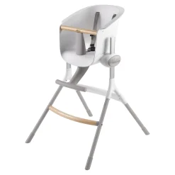 Chaise haute évolutive Up and Down® Blanc/Gris
