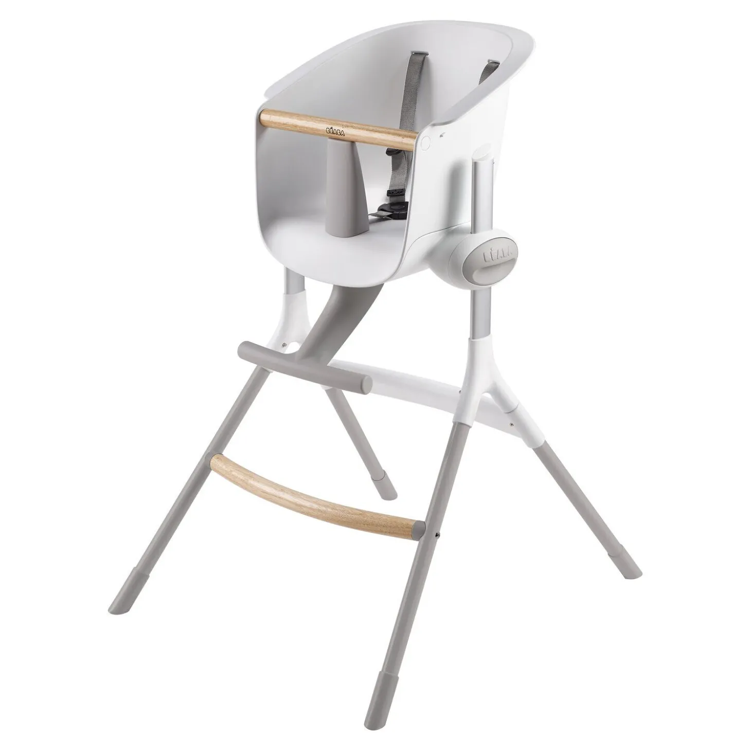 Chaise haute évolutive Up and Down® Blanc/Gris