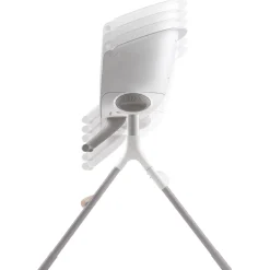 Chaise haute évolutive Up and Down® Blanc/Gris