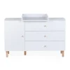Commode 4 tiroirs Wonder white