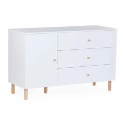 Commode 4 tiroirs Wonder white