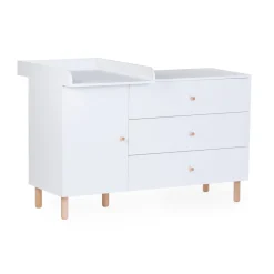 Commode 4 tiroirs Wonder white