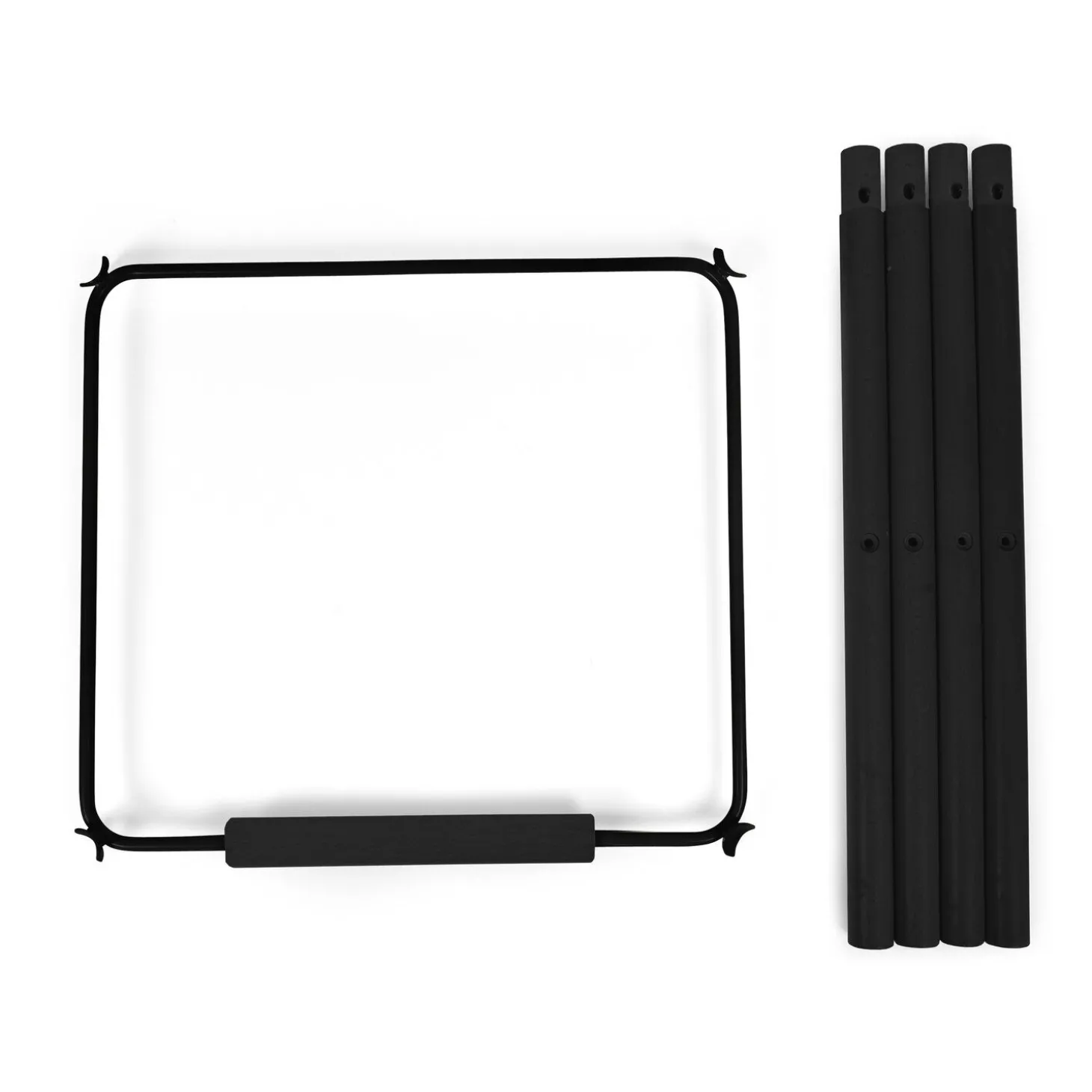 Evolu Extra Set De Pieds Longues + Repose Pieds - Bois - Noi