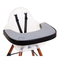 Evolu Tablette De Chaise - Abs - Noir + Napperon En Silicone