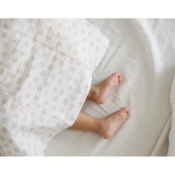 Lot de 3 langes en coton Herrisson/Marron