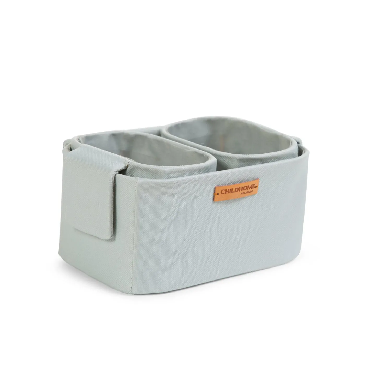 Lot de 3 paniers de rangement suspendus Polyester gris