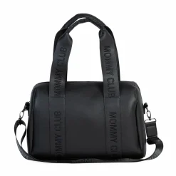 Mommy Club Sac à Langer - Signature - Cuir Vegan - Noir