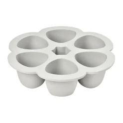 Moule multiportions silicone 6X150ml Gris clair