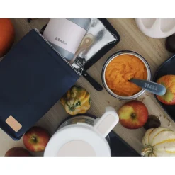 Pochette repas isotherme Bleu foncé