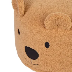Pouf Teddy marron