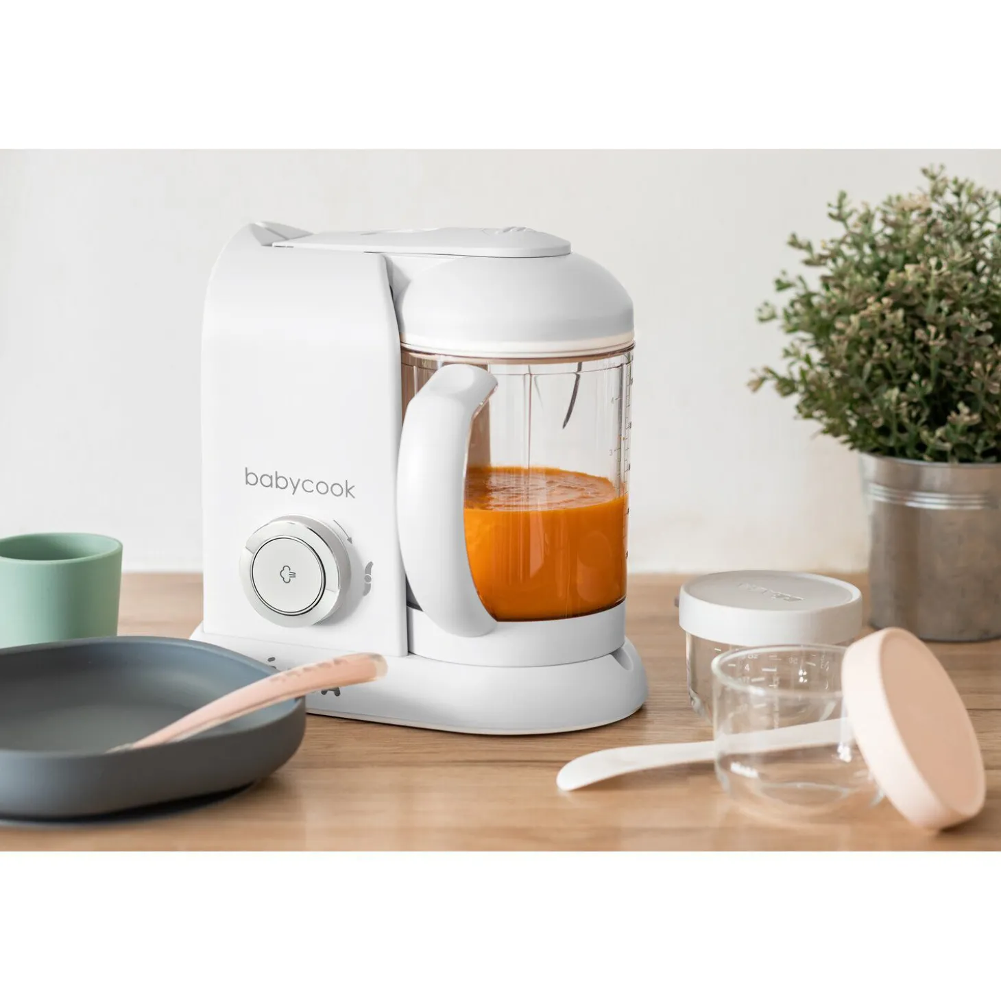 Robot cuiseur Babycook® Solo Blanc/Argent