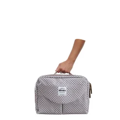 Sac à langer Genève Play print Gris/Corail