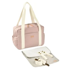 Sac à langer Paris Rose poudré