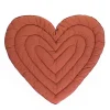 Tapis d’éveil 120cm Coeur terracotta