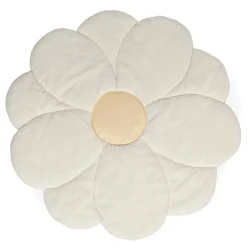 Tapis d’éveil 110cm Fleur blanc cassé