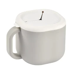 Tasse pick'n snack silicone Gris velours