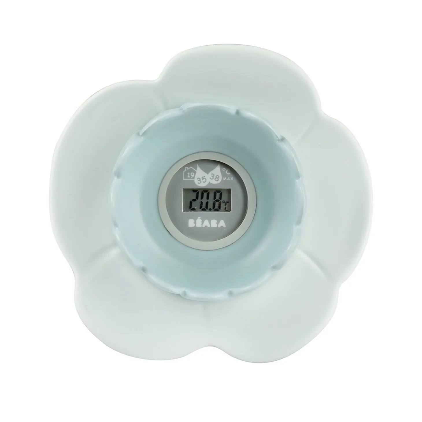 Thermomètre de bain Lotus Bleu vert