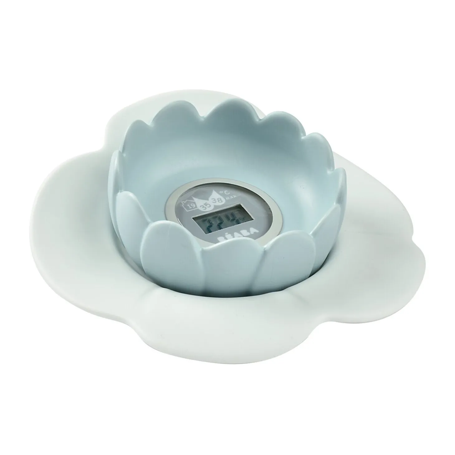 Thermomètre de bain Lotus Bleu vert