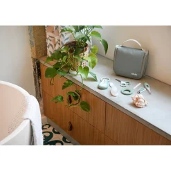 Trousse de toilette nomade Vert sauge